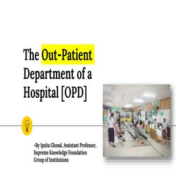 Out-Patient Department 