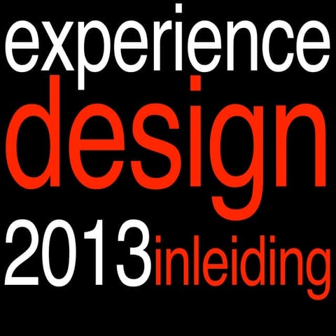 Opdrachtenexperiencedesignboek2013
