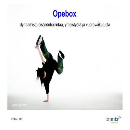 Opebox-taustaa