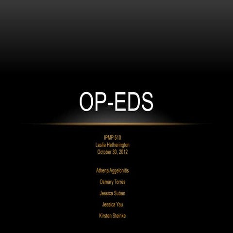 How to write an op-ed | PDF