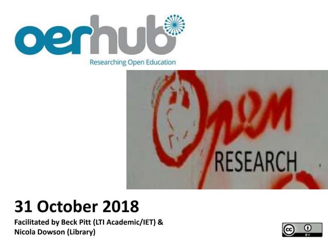 Open Research 101 