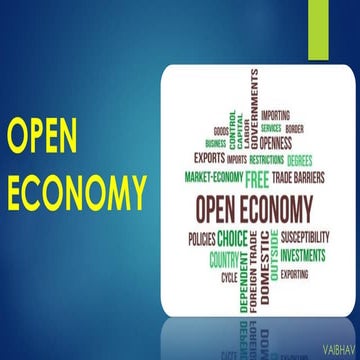 Macro Economics: OPEN and CLOSED Economy