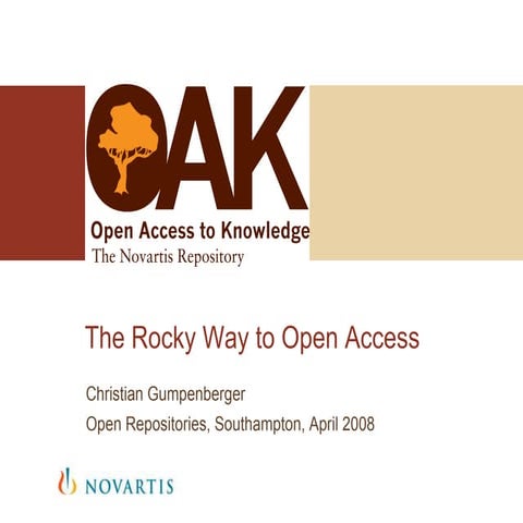 Open Access to Knowledge@ Novartis