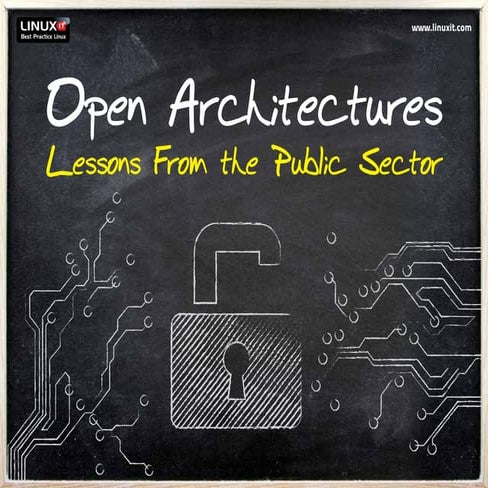 Open Architectures- Lessons from the Public Sector