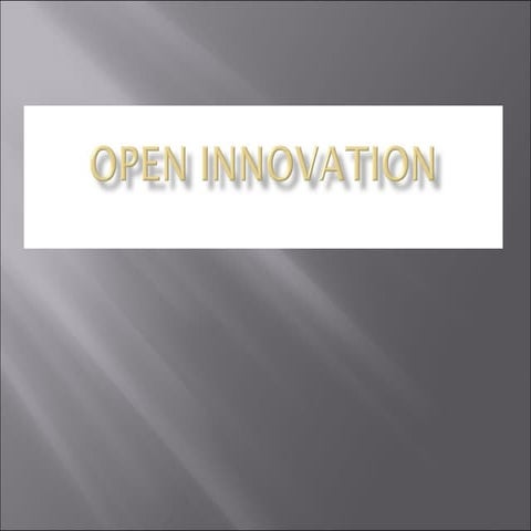 Open Innovation