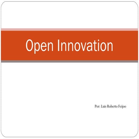 Open Innovation