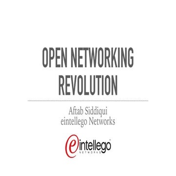 Open Networking Revolution