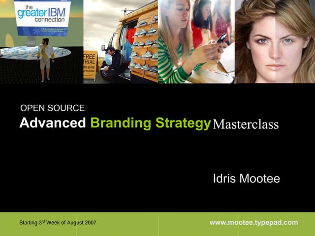 Open Source Advanced Brand Strategy MasterClass