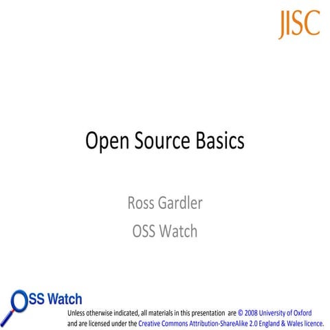 Open Source Basics