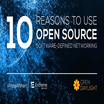 10 Reasons To Use Open Source Software-Defined Networking