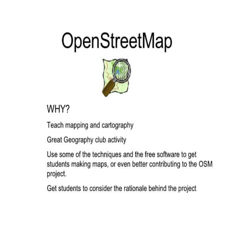 Open Street Map | PDF