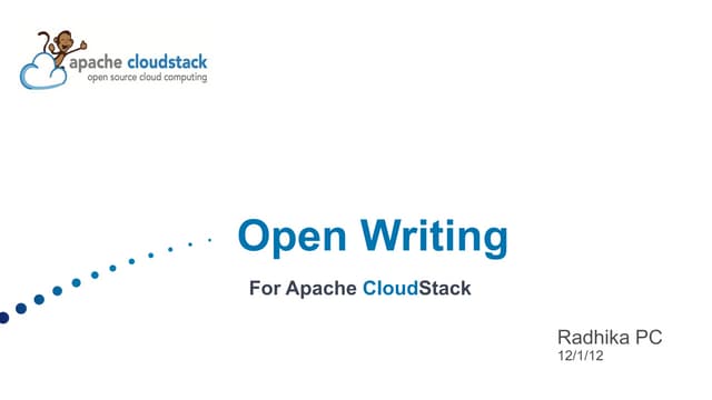 Open Writing ! -	Collaborative Authoring on Apache’s First Open-Source Cloud ...