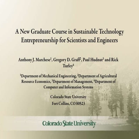 Open2012 new-graduate-course-sustainability-marchese