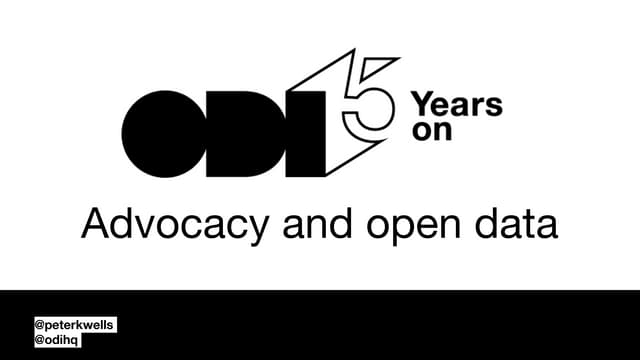 open data and advocacy - eu datahon november 2017