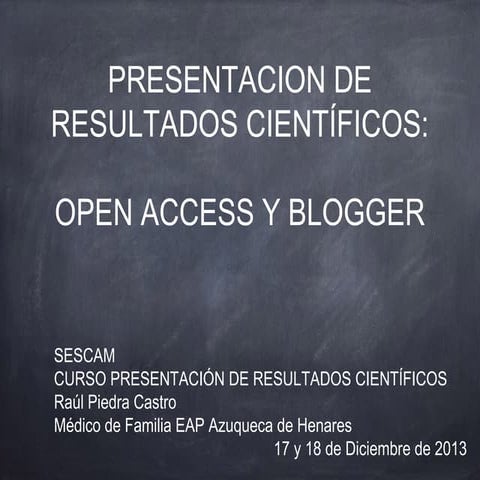 Open Access - Acceso Abierto | PPTX