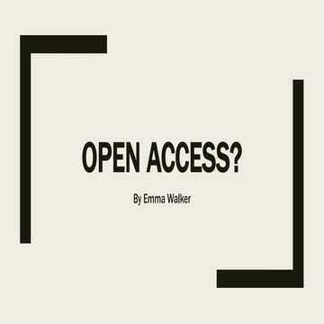 Open access
