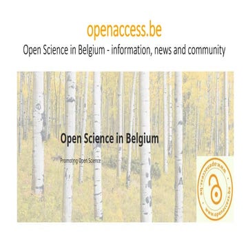 Open access Belgium 