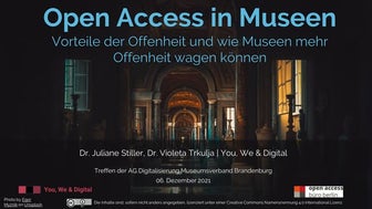 Open Access in Museen. Vorteile der Offenheit und wie Museen mehr Offenheit w...
