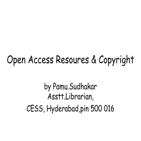 Open access  and copyright2