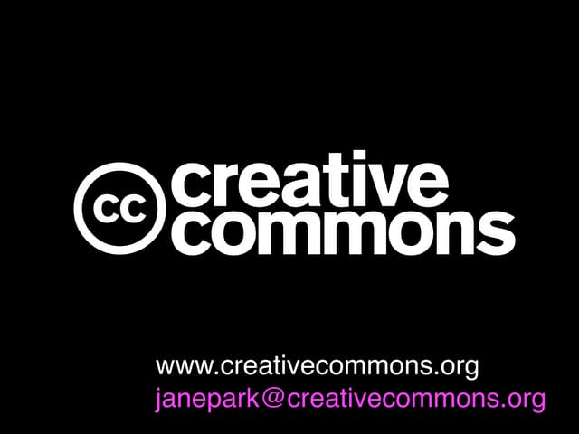 Creative Commons and OER