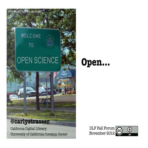 Open Data & Open Access - DLF 2012