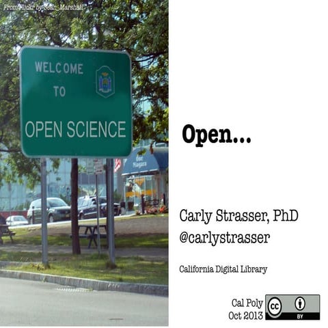 Cal Poly - An Overview of Open Science