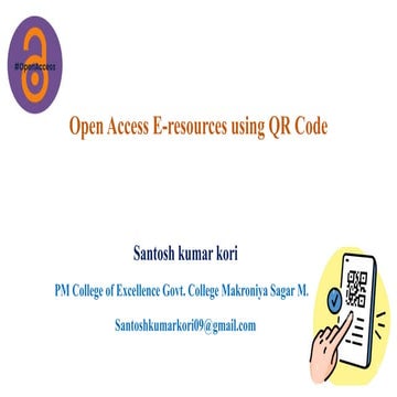 Open Access E-resources using QR Code.pptx
