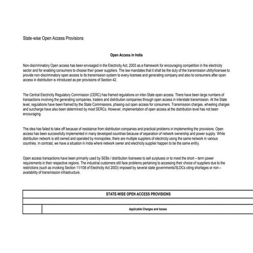 Open access in india