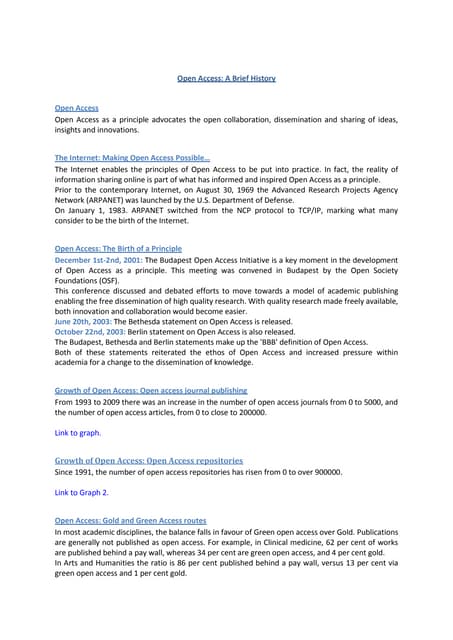 Open access Prezi transcript