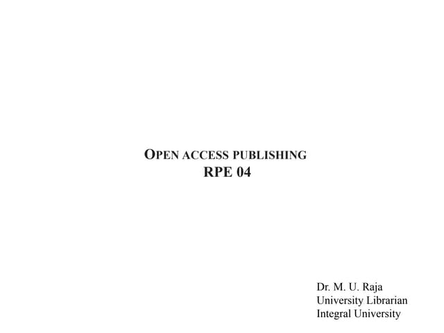 Open Access Publishing.pptx