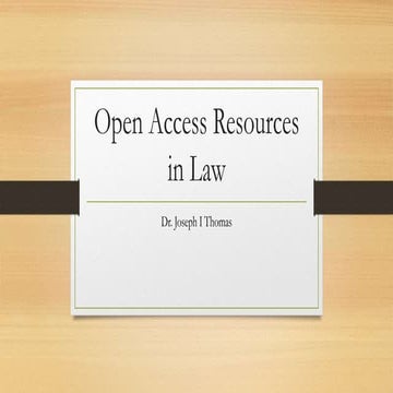 Open Access Resources in Law - Alagappa conference 2023.pptx