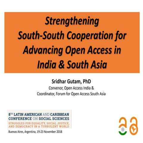 Strengthening  South-South Cooperation for Advancing Open Access in India & S...