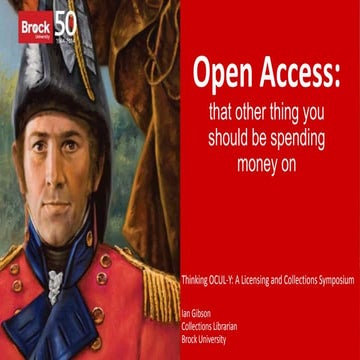 Open access that other thing