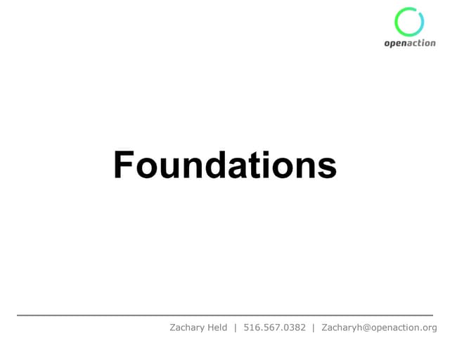 OA - Foundations