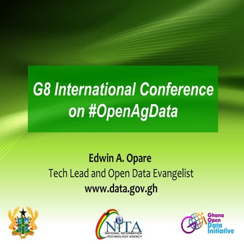 G8 #OpenAgData Presentation