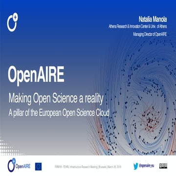 OpenAIRE@FIRM19 march_2019