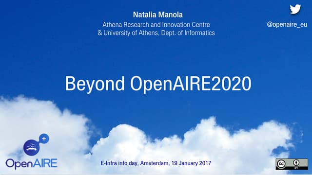 OpenAIRE@info day_amsterdam_jan_2016