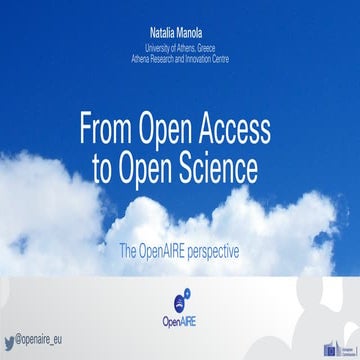 From Open Access to Open Science