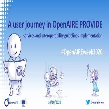 OpenAIRE provide dashboard #OpenAIREweek2020