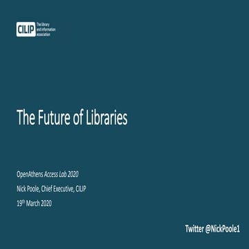 The Library of the Future | PPTX