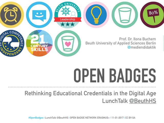 Open Badges - Rethinking Educational Credentials