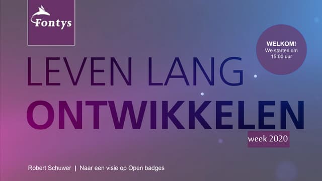 Naar een visie op open badges