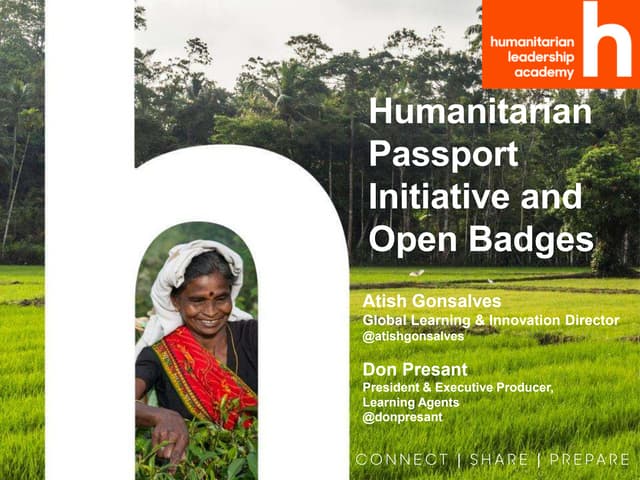 Open Badges Pilot - Humanitarian Passport Initiative
