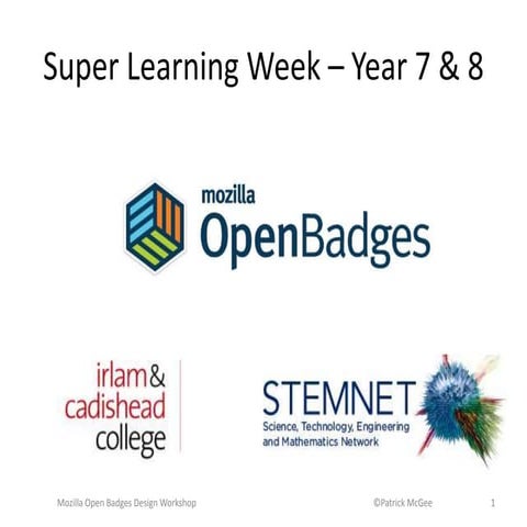 Open Badges Super Learners Year-7 & 8