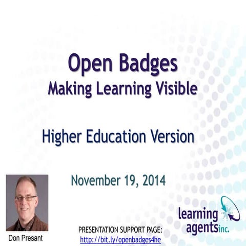 Open Badges for Higher Education