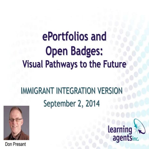 ePortfolios and Open Badges for Immigrants
