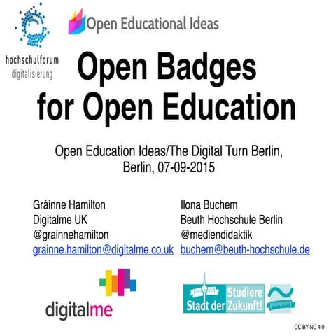 Open badges for Open Education