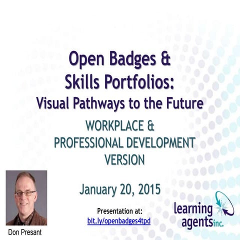 Open Badges and Skills Portfolios: Visual Pathways to the Future (Cannexus 2015)