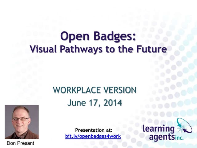 Open Badges for Work - Making Learning Visible