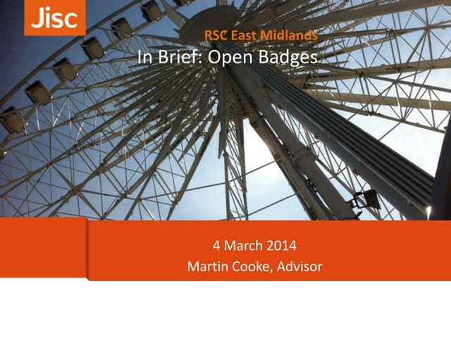 Open badgesmarch2014